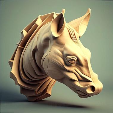 3D model Blondie famous animal (STL)